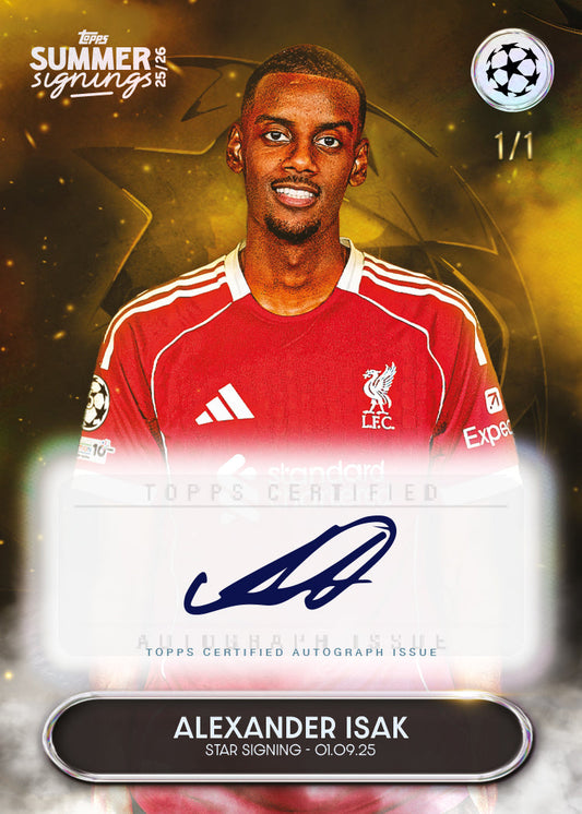 Topps Summer Signing 2025/26