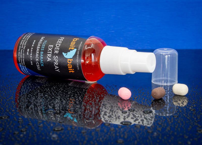 Bait Bait Tüzes barack Feeder Spray Extra
