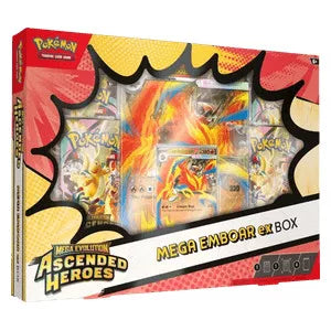 Pokémon Ascended Heroes: Mega Emboar ex Box