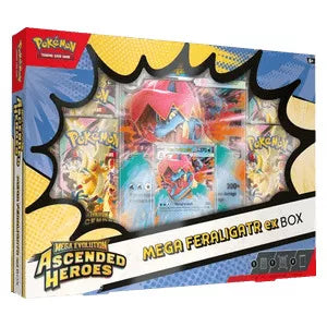 Pokémon Ascended Heroes: Mega Feraligatr ex Box