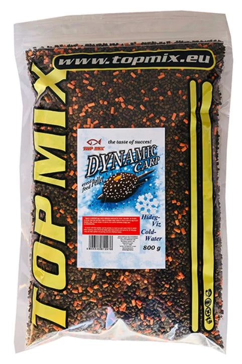 Top Mix Dynamic carp pellet hidegvizi 800g