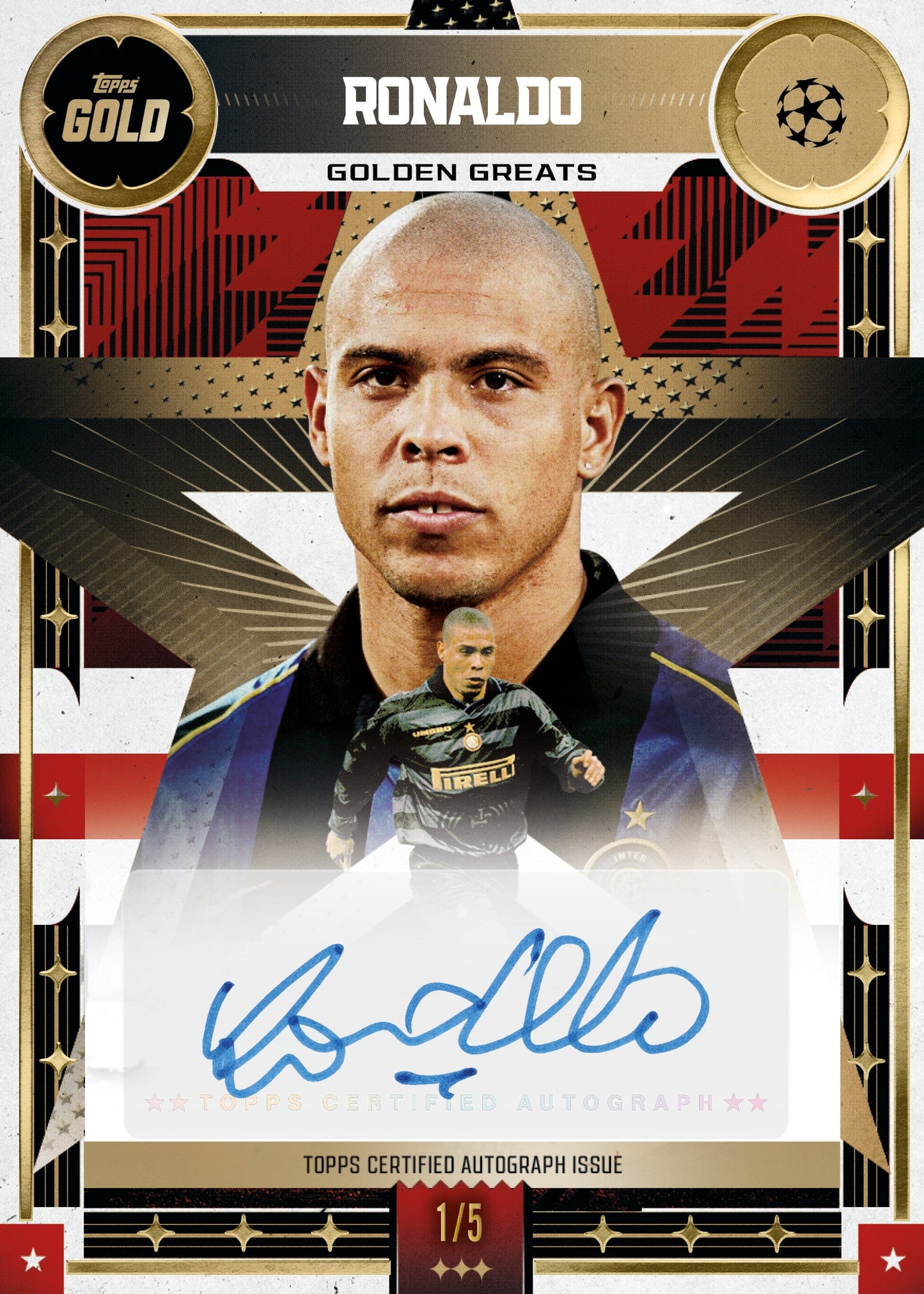 2025/26 Topps Gold UEFA Club Competitions Soccer Hobby Box