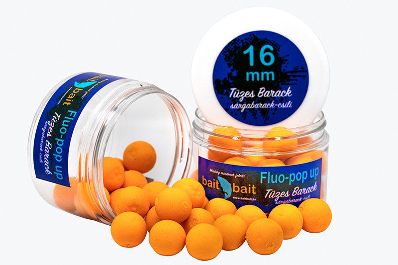 Bait Bait tüzes barack 16mm fluo pop up 50g