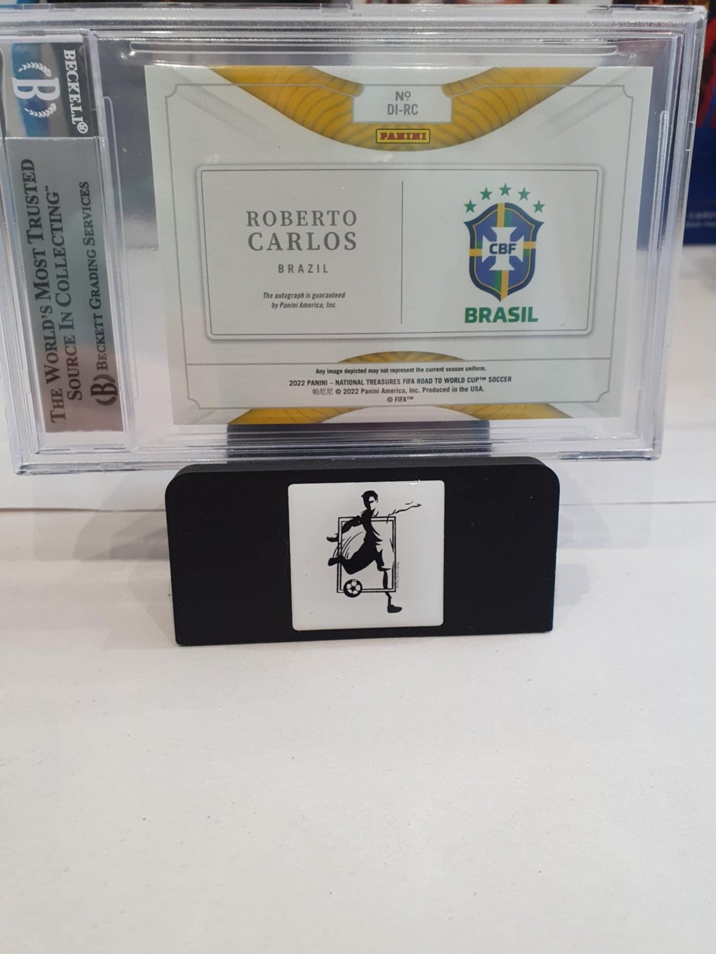 Beckett8.5 Roberto Carlos 41/49 On Card Autograph