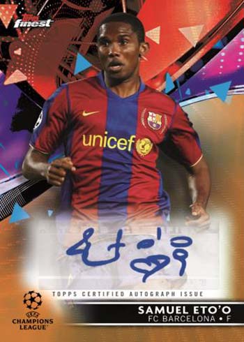 2021-22 TOPPS FINEST UEFA CHAMPIONS LEAGUE HOBBY BOX