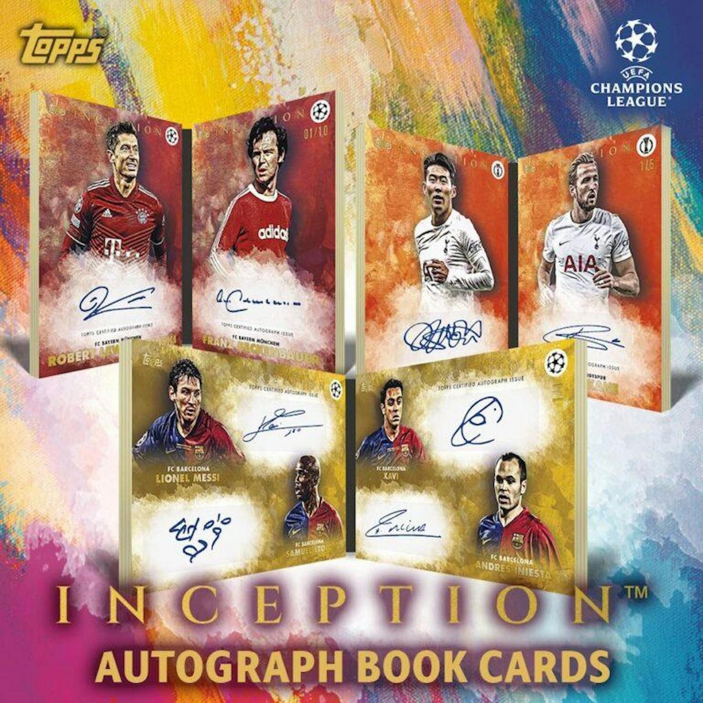 2021-22 Topps Inception UEFA Hobby Box