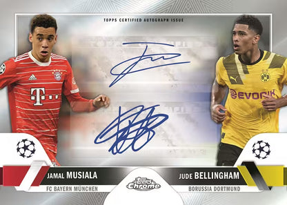2022/23 Topps Chrome UEFA Club Competitions Soccer Hobby LITE Box
