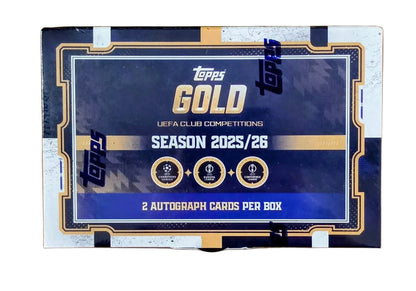 2025/26 Topps Gold UEFA Club Competitions Soccer Hobby Box