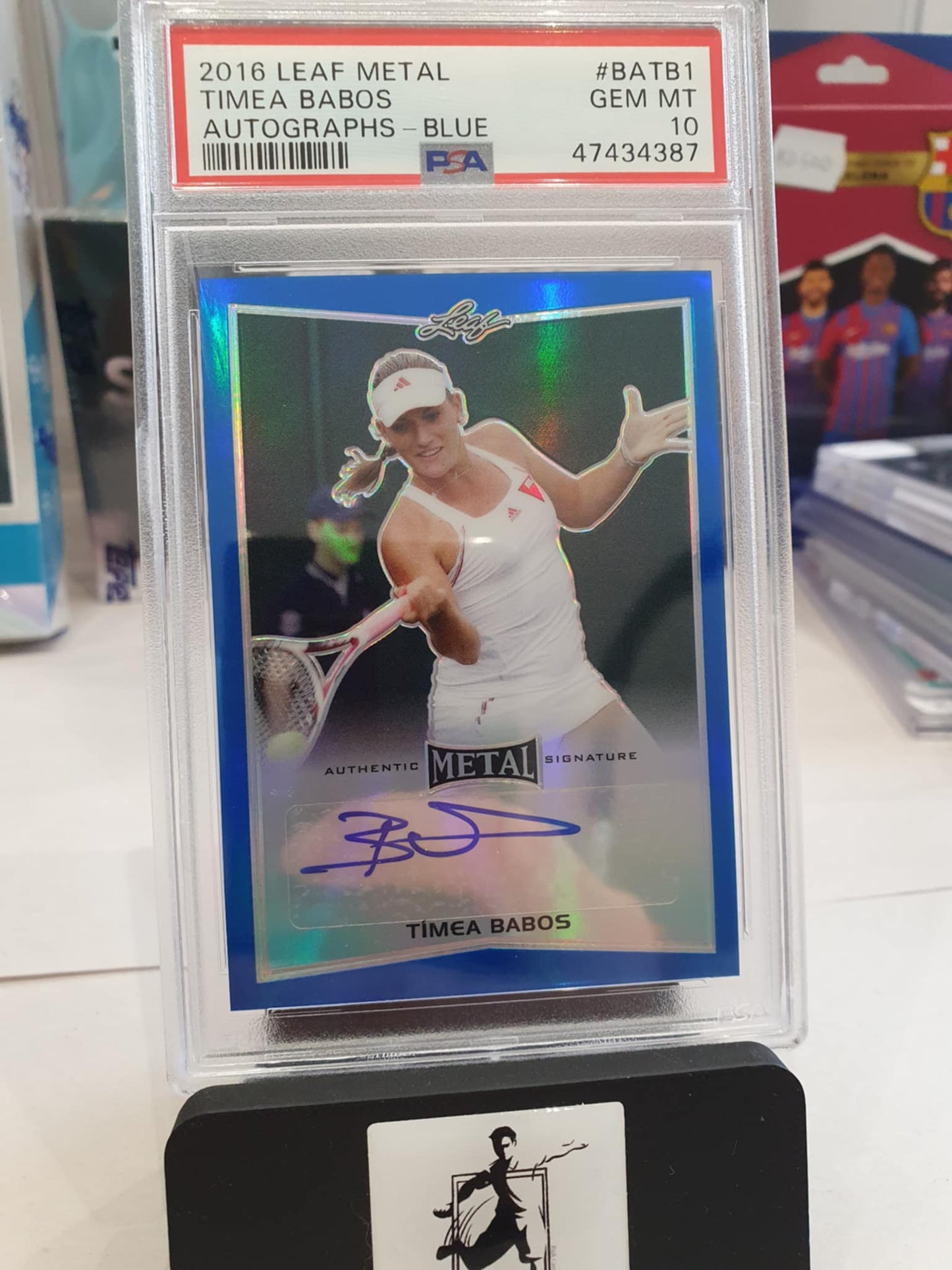 PSA10 Leaf Babos Tímea 32/50 Autograph