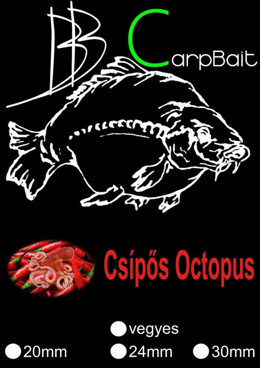 BBCarp Bait csípős octopus bojli 20-24mm