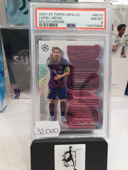 PSA8 Lionel Messi MOJO CHROME
