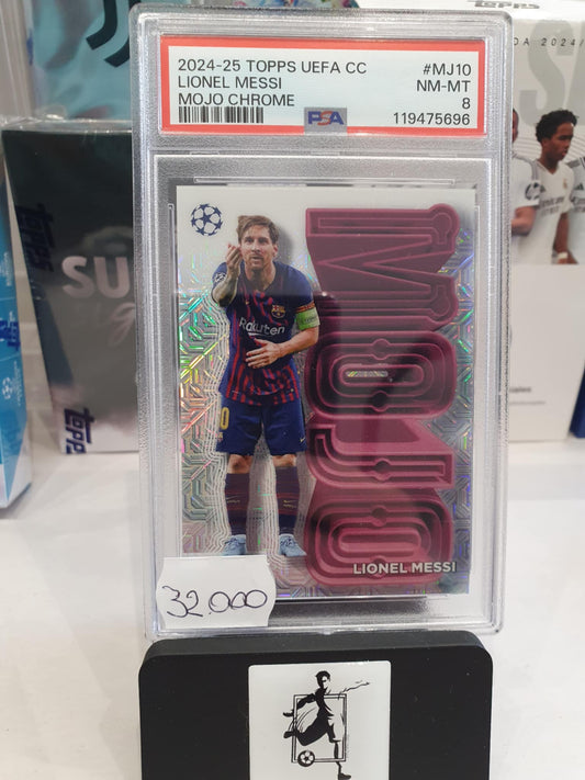 PSA8 Lionel Messi MOJO CHROME