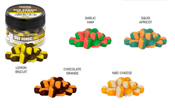 Carp Zoom Galactic NBC-Cheese Duo Dumbel Wafters 10x14mm
