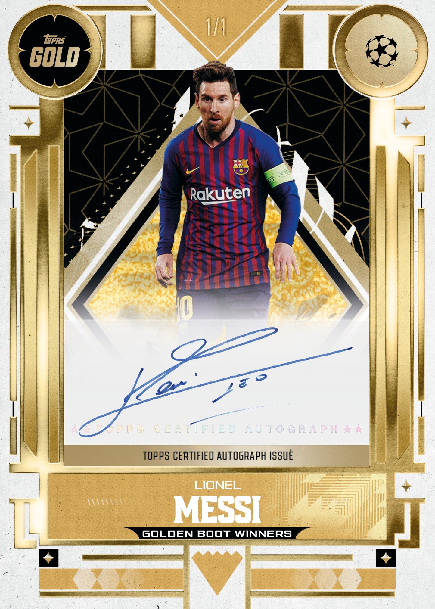 2025/26 Topps Gold UEFA Club Competitions Soccer Hobby Box