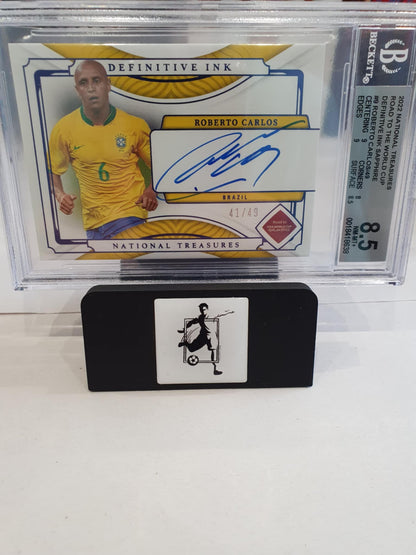 Beckett8.5 Roberto Carlos 41/49 On Card Autograph