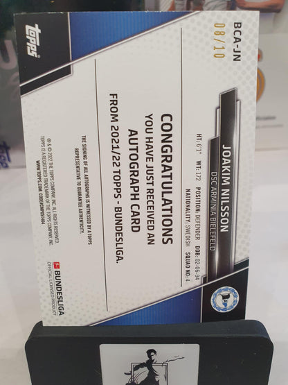 Joakim Nilsson 08/10 Autograph