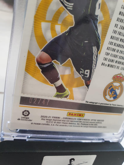 Alvaro Morata 02/47 Historic Ticket Autograph