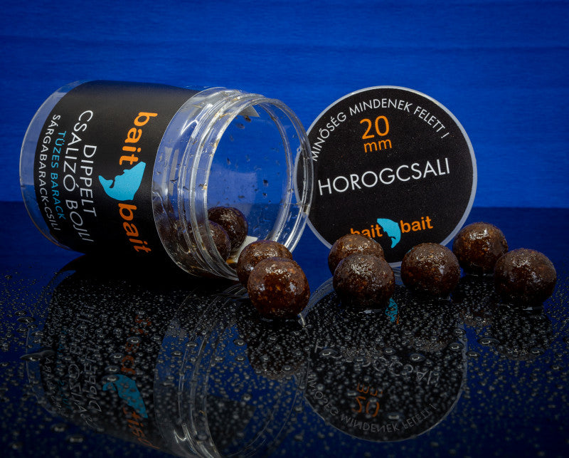 Bait Bait Tüzes Barack 24mm dippelt csalizó bojli