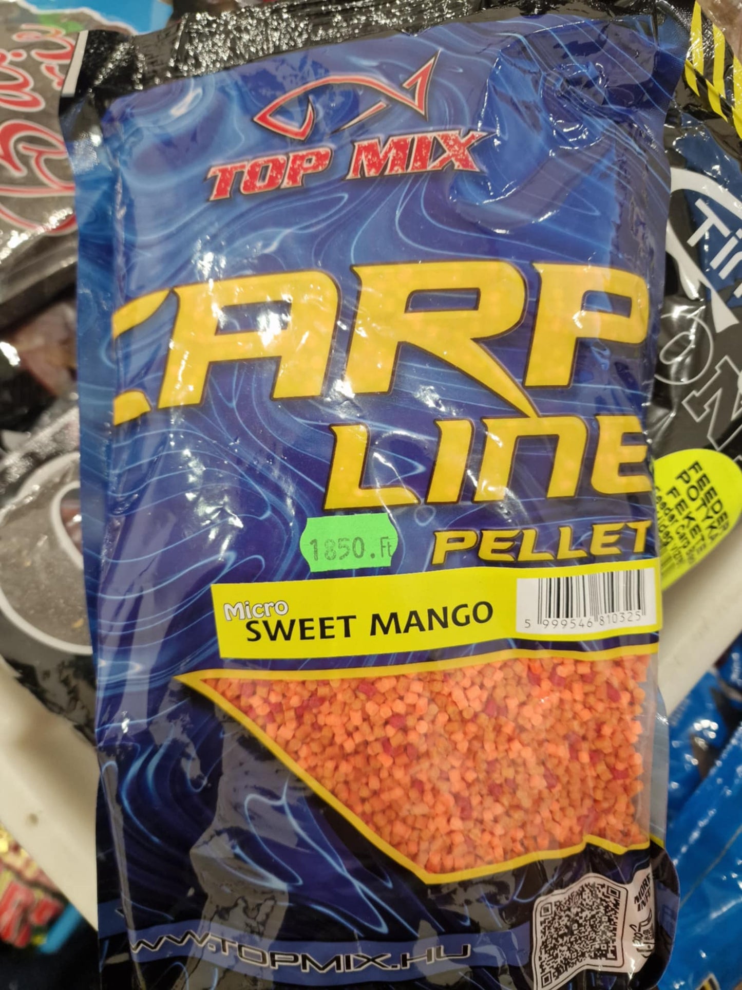 top mix carpline pellet sweet mango 800g
