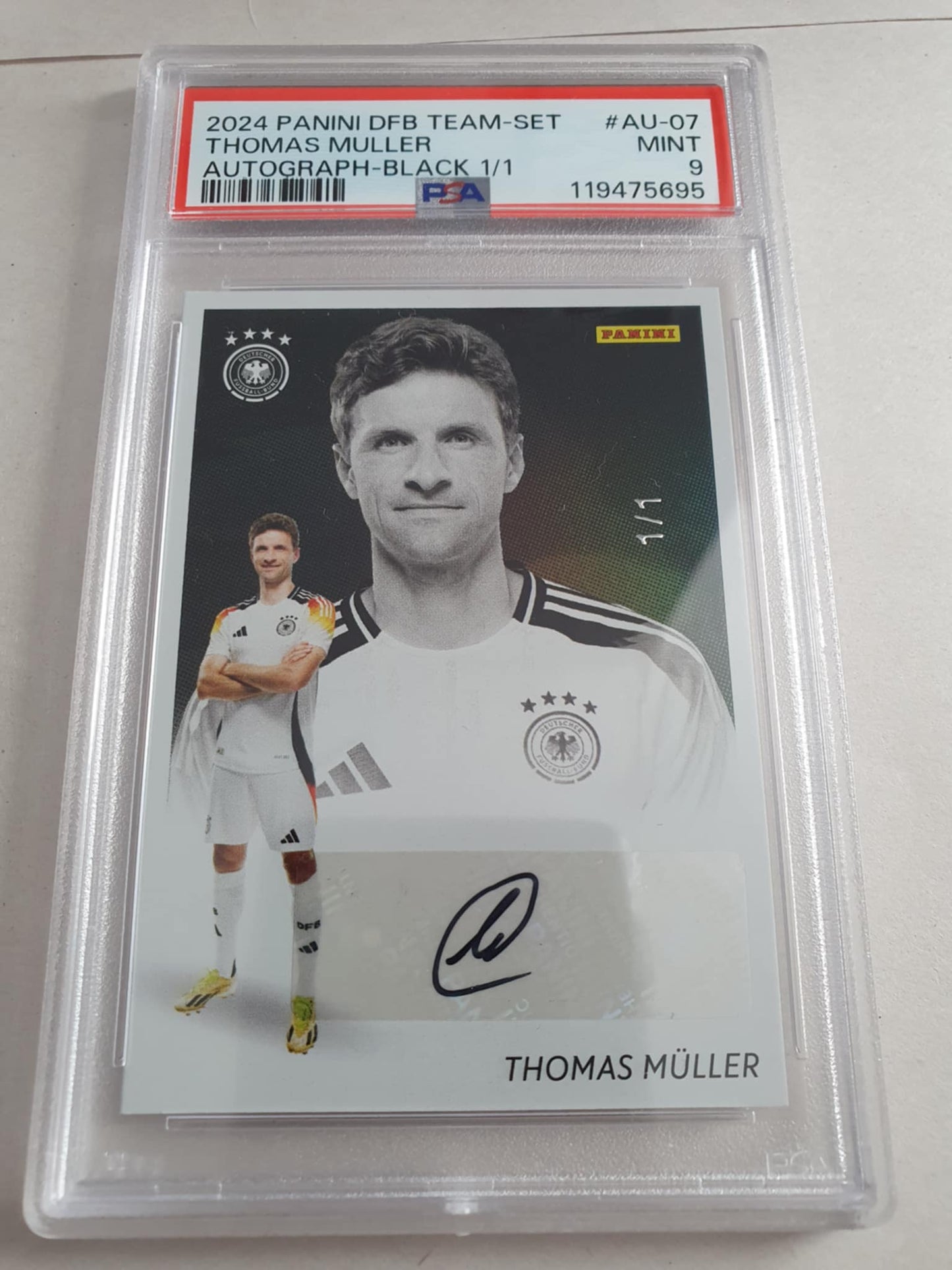 PSA9 Thomas Müller 1/1 Autograph