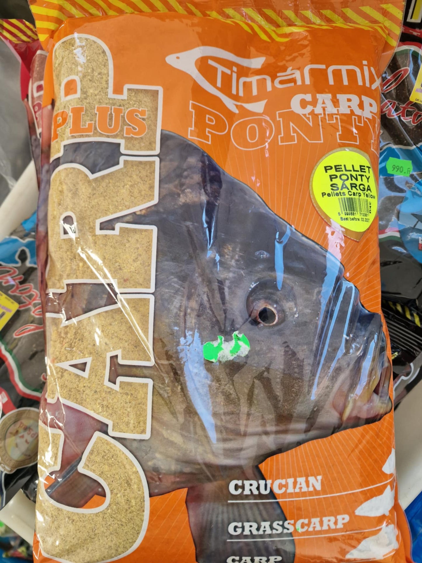 Tímár Mix Ponty sárga etetőanyag+pellet 3kg