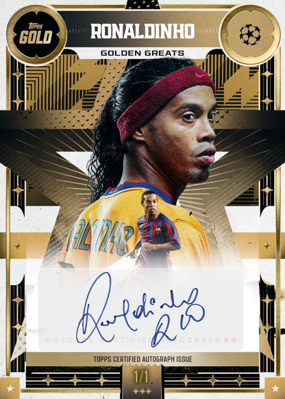 2025/26 Topps Gold UEFA Club Competitions Soccer Hobby Box