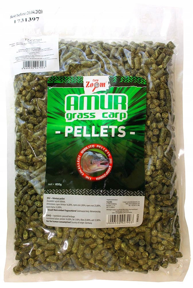 Carp Zoom Amur Pellet 800g