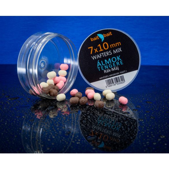 Bait Bait álmok tengere 7x10mm Fluo wafters dumbell 20g