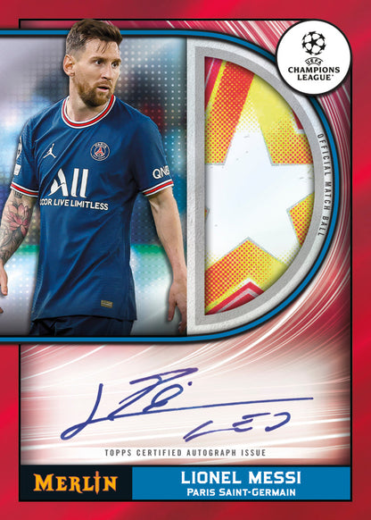 2021/22 Topps Merlin Chrome UEFA Champions League Hobby Box