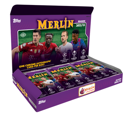 2021/22 Topps Merlin Chrome UEFA Champions League Hobby Box