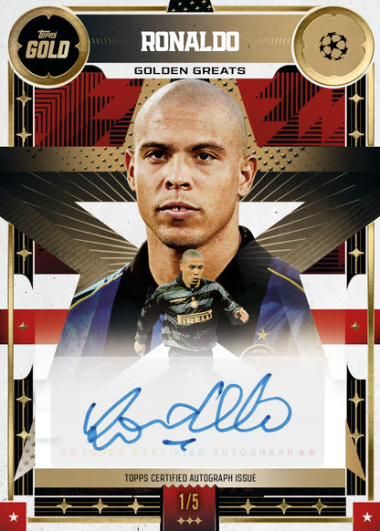 2025/26 Topps Gold UEFA Club Competitions Soccer Hobby Box