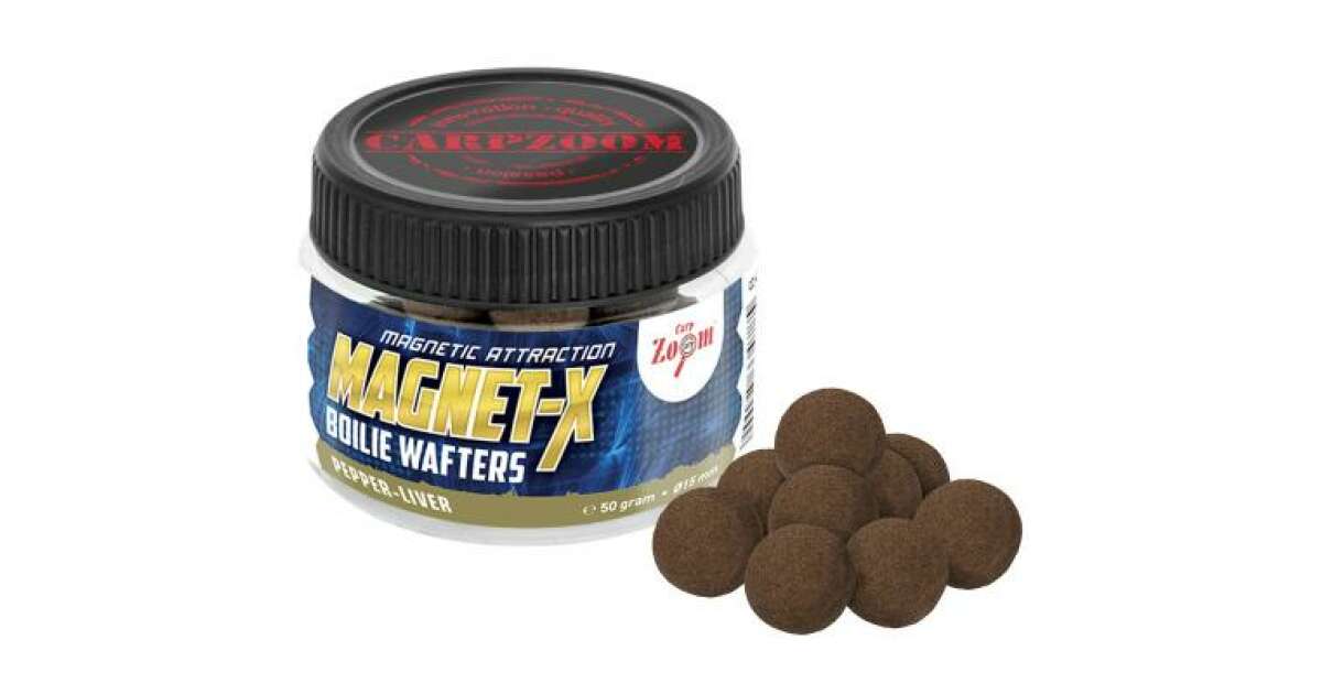 Carp Zoom Magnet-X Bojli Wafters Pepper-Liver 15mm