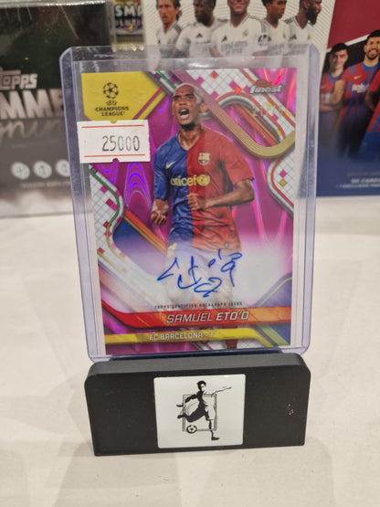 Samuel Eto'o 21/75 autograph