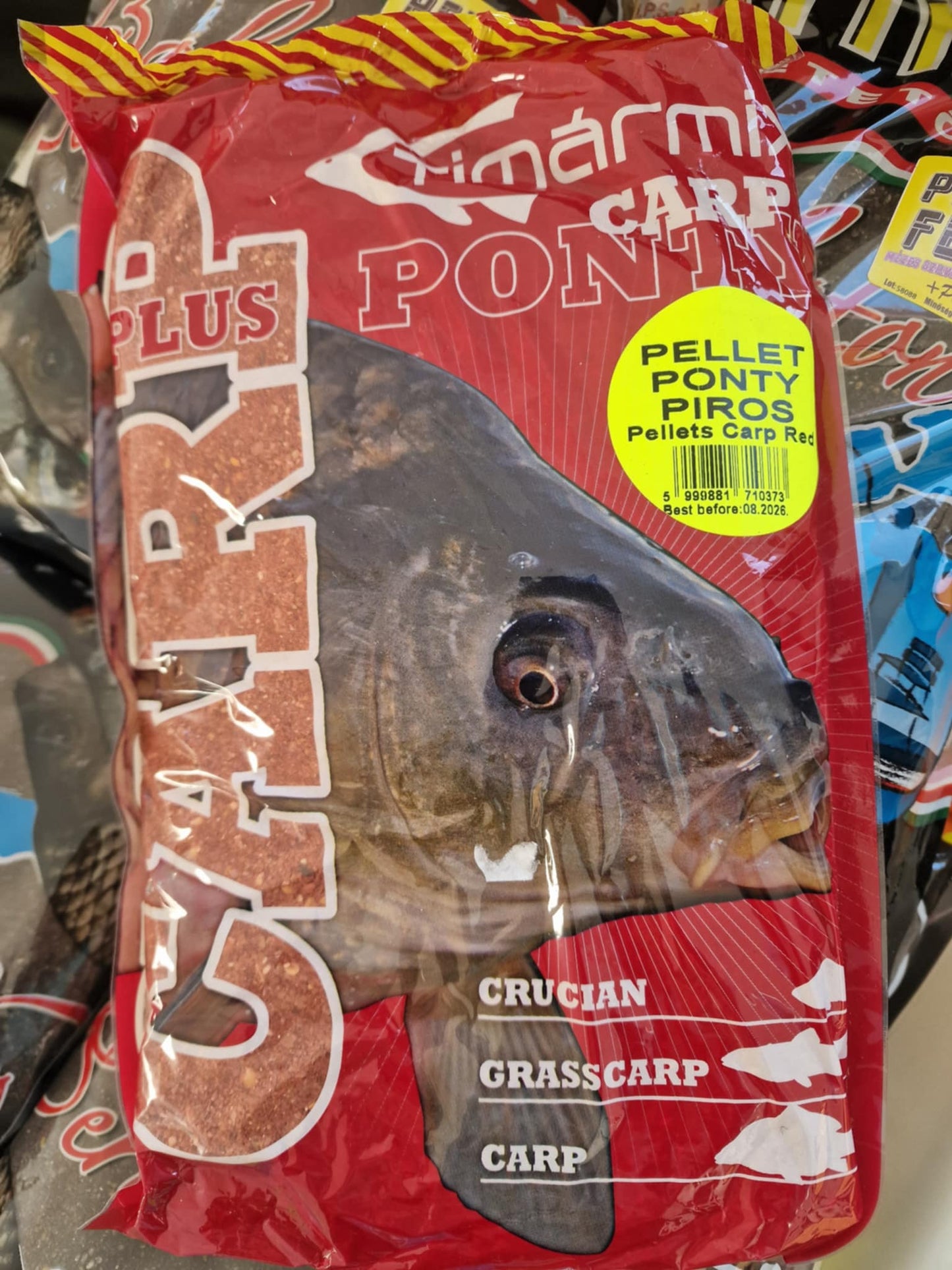 Tímár Mix Ponty piros etetőanyag+pellet 3kg