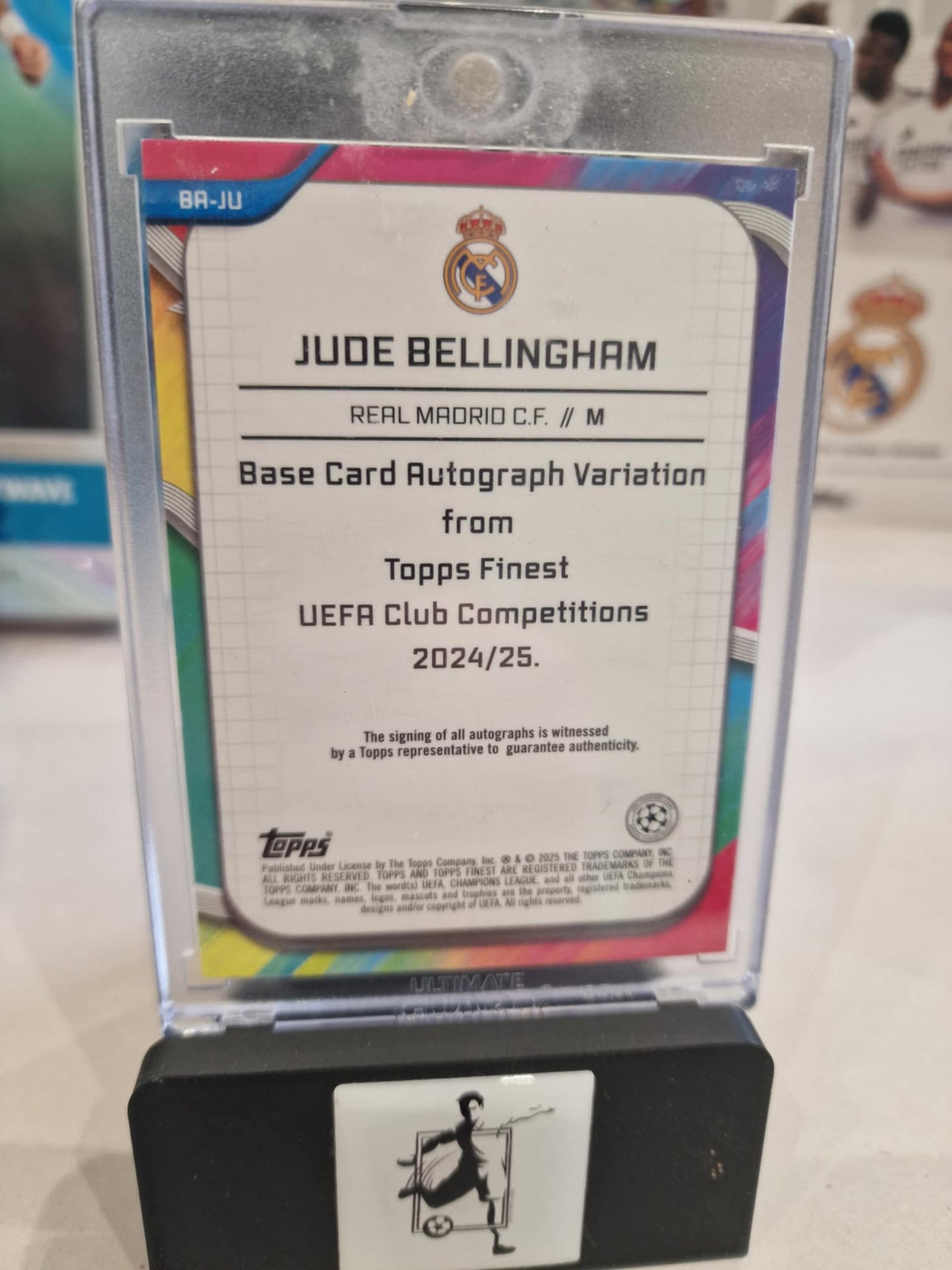 Jude Bellingham 50/50 autograph
