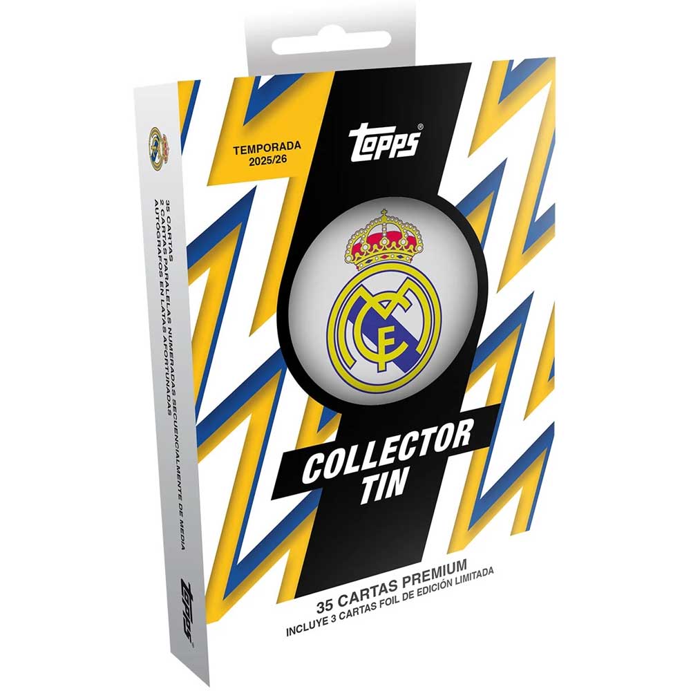 2025-26 Topps Real Madrid Soccer Collector Tin