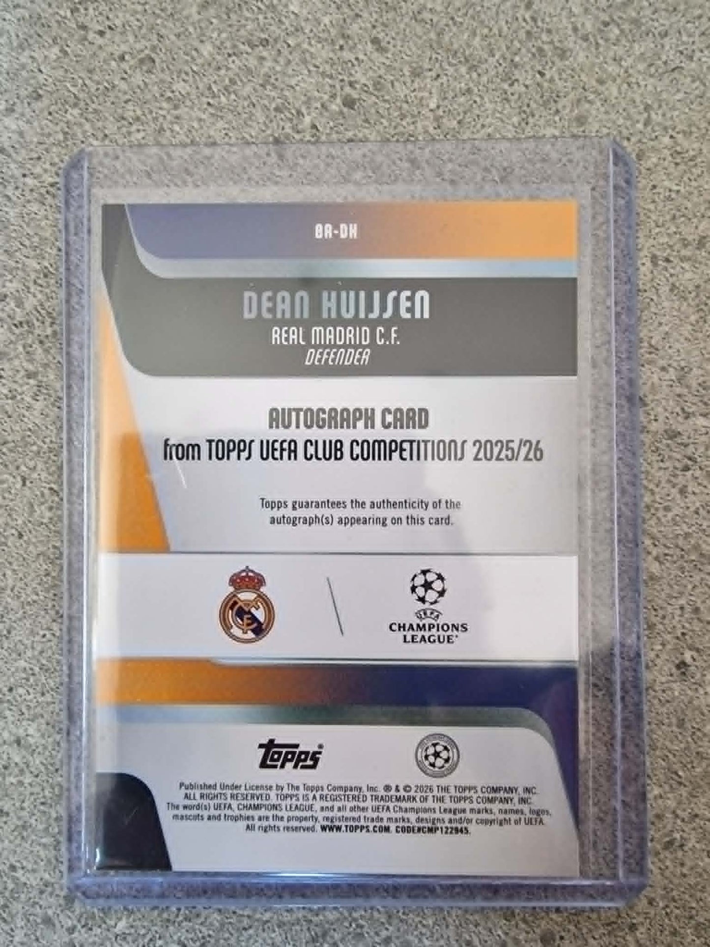 Dean Huijsen Autograph
