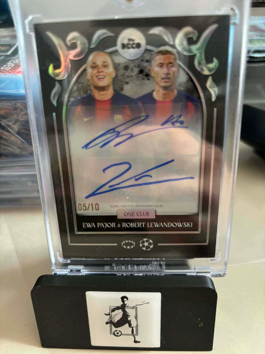Ewa Payor - Robert Lewandowski /10 aláírt kártya