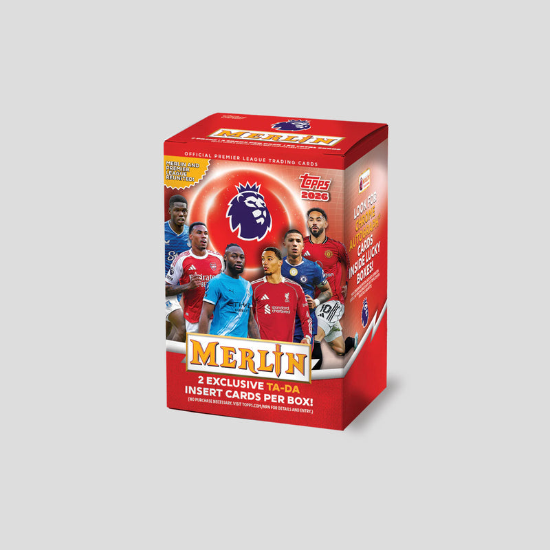 2025-26 Topps Soccer Merlin Premier League Value Box