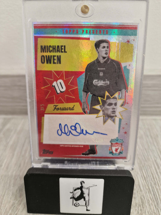 Michael Owen /5 Autograph