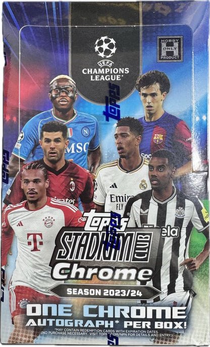 2023/24 Topps UEFA Stadium Club Chrome Hobby Box