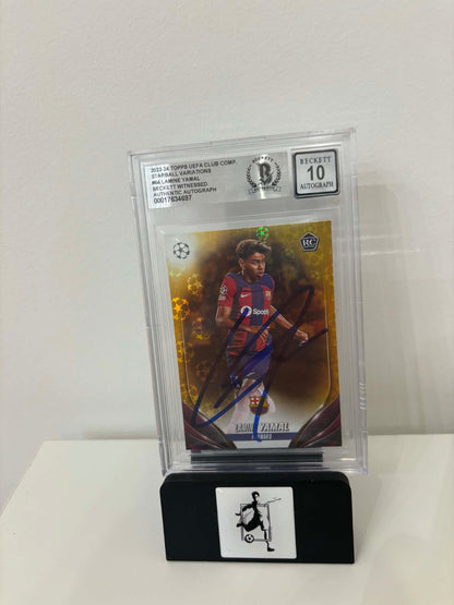 Beckett 10 Authentic Yamal Star Ball RC Autograph